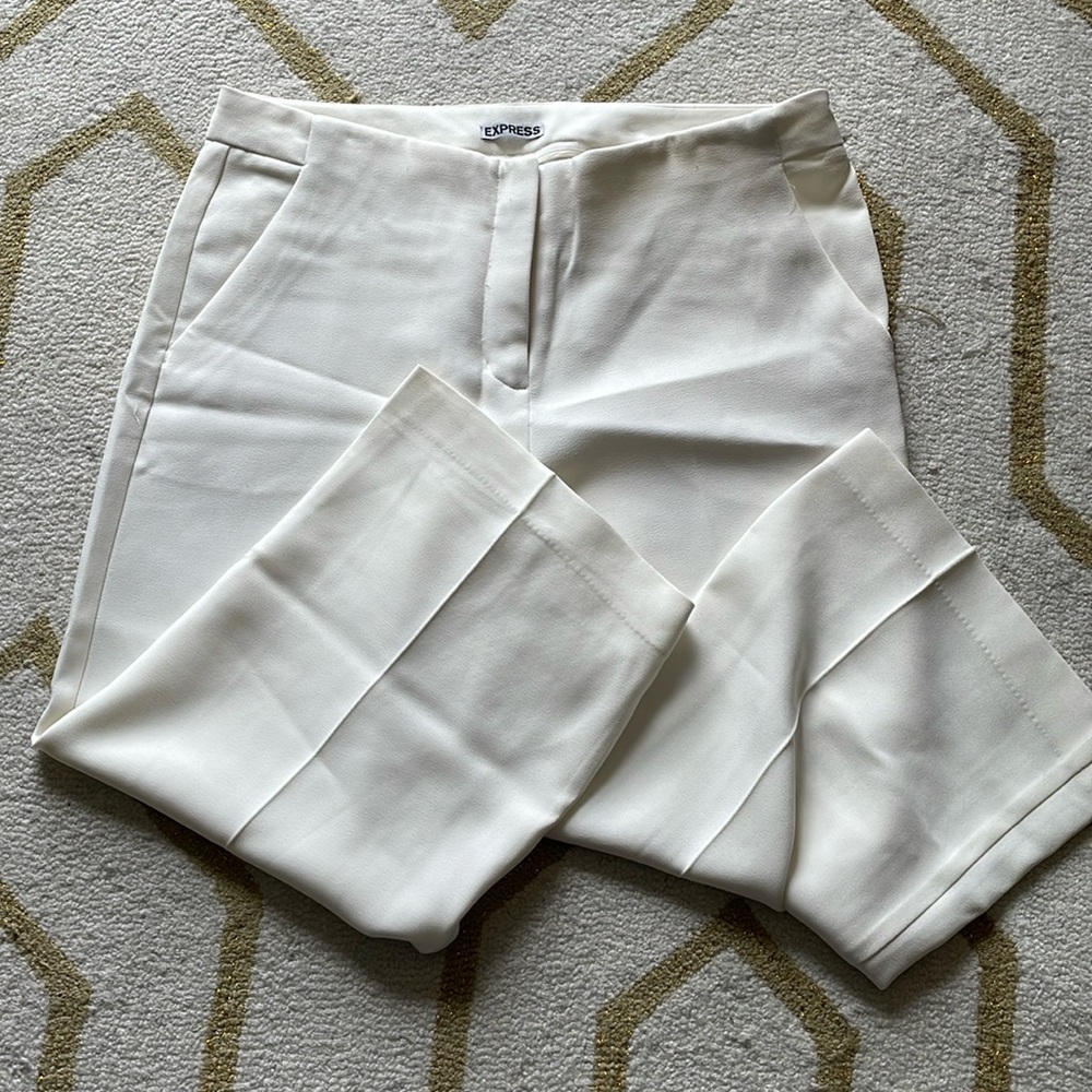 Express, cropped flair pants, Sz. 10